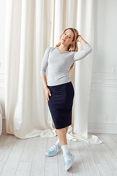 ESTEEZ Women's Pencil Skirts Knee Length - Skirts for Women